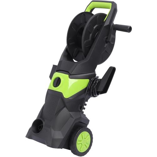 Black and Green 32Ft High Pressure Washer, 4000PSI Electric Power Washer with 32FT Hose, 4 Nozzles for Car, Fence, Patio Cleaning
