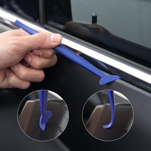 Window Tint Kit, Profession Car Wrap Kit with Felt Squeegee and Felt Replacements, Craft Knife and Blades, Safe Vinyl Cutter, Micro Squeegee for Vinyl Wrap Tools Tint Tools