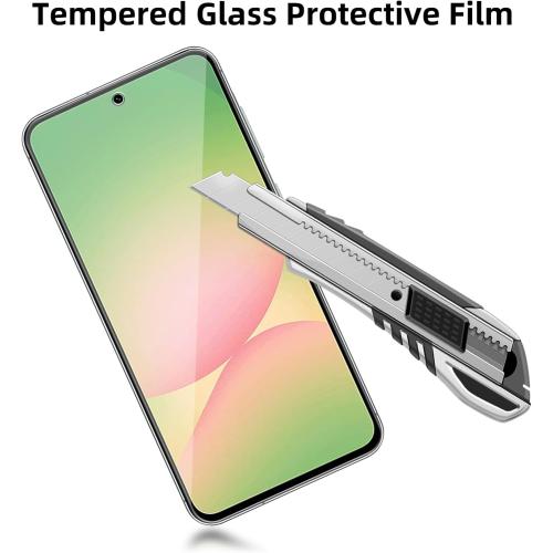 4 Pack Glass Screen Protector Compatible for samsung galaxy a56 5G / SM-A566B, A566E, A566B/DS [9H Hardness]-HD Screen Tempered Glass, Scratch Resistant,Easy Install [Case Friendly]