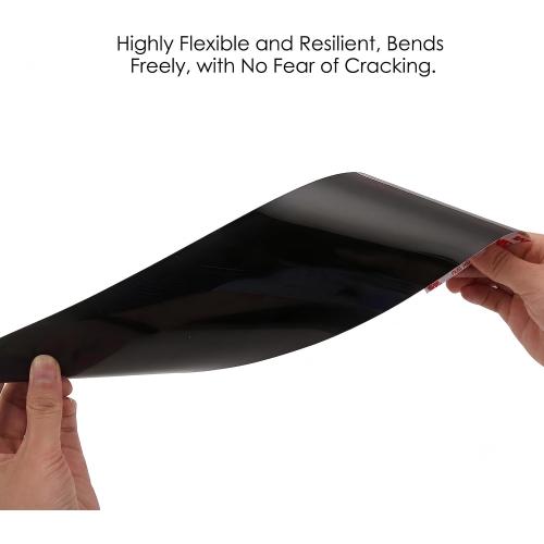 Car Pillar Decals for Door Window 6 PCS Gloss Black Pc Material | Side Door Window Cover Trim Car Pillar Stickers Replacement Exterior Accessory for Charger 2011-2021