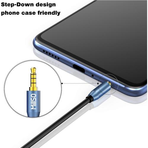 MillSO Headset Splitter for 2 TRRS Headphones or Mics - 3.5mm Jack Adapter TRRS 4-Pole Splitter Male to 2 Dual Female Adapter