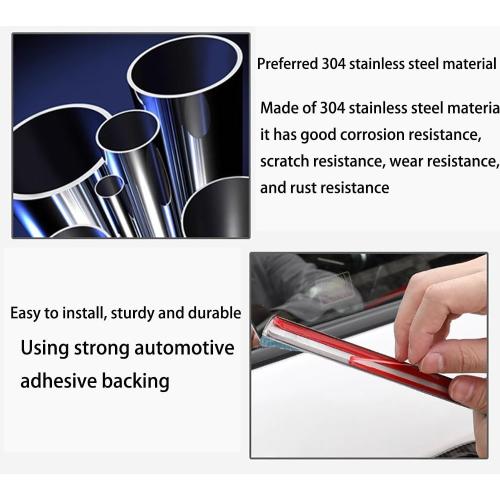 Car Accessories Fit for Toyota RAV4 2019-2025 Stainless Steel Chrome Lower Windows Frame Sill Molding Cover Trims 8PCS