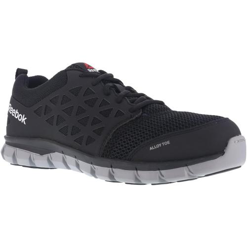 Reebok Work Men's Rb4041 Sublite Cushion Safety Toe Athletic Work Shoe Black - w7,5