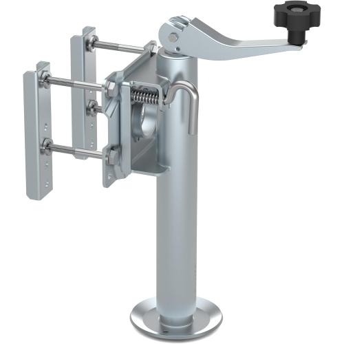 Swivel Bolt-on Trailer Jack, Trailer Jack Stand, 10 Vertical Movement, Mounting Hardware Included, 1000 lbs
