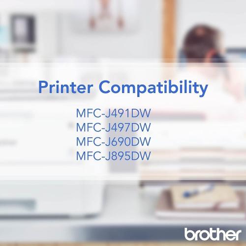 Brother High-yield Color Printer Ink Cartridges LC3013 3-Pack for Work Smart Series - Professional Grade Ink for MFC-J491DW, J497DW, J690DW, J895DW - Up to 400 Pages per Cartridge