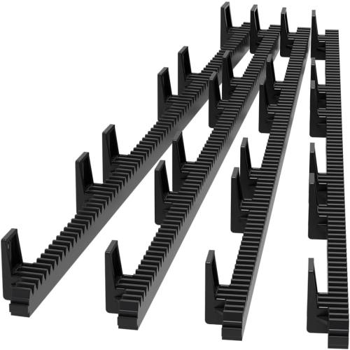 TOPENS RNH4 4pc Heavy Duty Gear Rack Including Mounting Hardward for 13 Feet Slide Door Operators Sliding Gate Openers