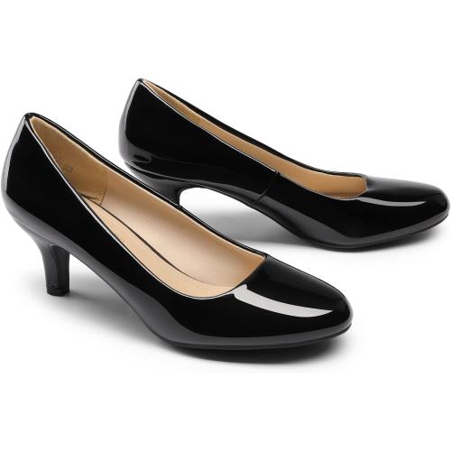 Size 9.5 ...DREAM PAIRS Women's Dress Comfortable Low Heel Pump Shoes