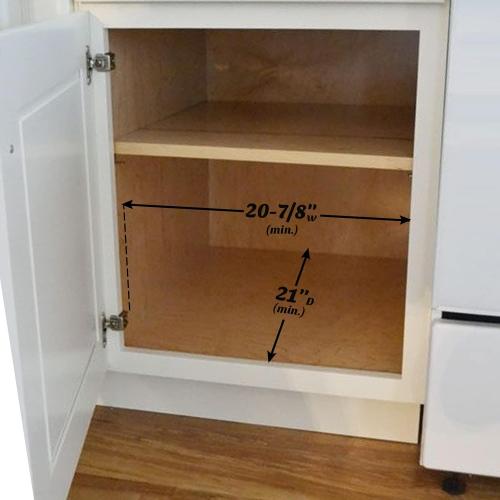 Pull Out Cabinet Drawer Organizer, Sliding Bamboo Wood Storage Rack Organization, Gliding Cupboard Shelf for Kitchen, Pantry, Slide Out Spice Rack Container Lid Organizer with Dividers, 20.5''W x