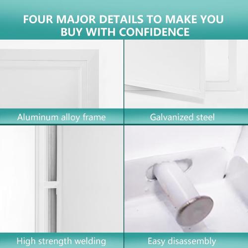 Thicken 1mm Metal Access Panel 14 x 29, Access Panel with Screwdriver Latch, Galvanized Steel Inner Panel and Aluminum Alloy Frame, Access Panel for Drywall, Ceilings, Plumbing, Attic