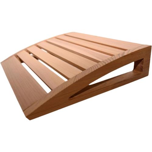 Wooden Headrest Sauna,Neck Support Sauna Supplies Sauna Room Part Ergonomic Sauna Pillow, Wood Support for Bathing,Women Men