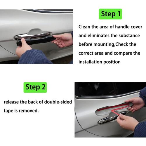 Exterior Door Handle Cover for Hyundai Elantra Sedan Avante 2011-2014 Carbon Fiber Exterior Door Handle Cover Trim Car Exterior Accessories