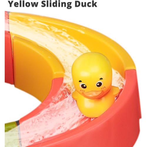 38 PCS Duck Slide Toys, Bath Toys for Kids Ages 4-8, DIY Building Kit for Ages 5-7, Bathtub Time Birthday Gifts for Toddler 3   Year Old