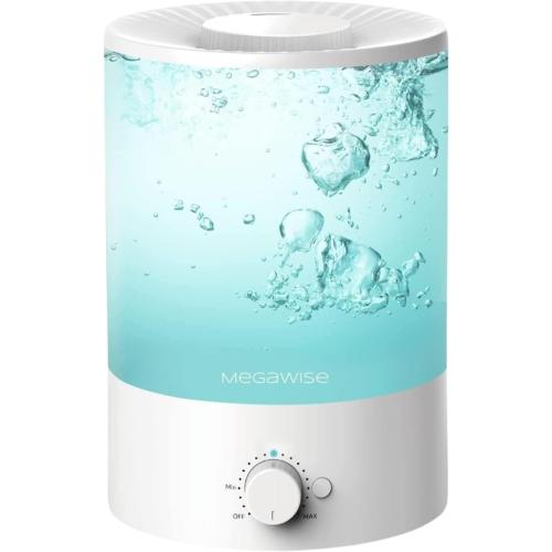 MegaWise Topfill 7-colour Night light humidifier for Kid bedroom with 3.5L Large Capacity, No leakage Design Fine Mist Output Auto Shutoff, Essential Oil Safe Tank