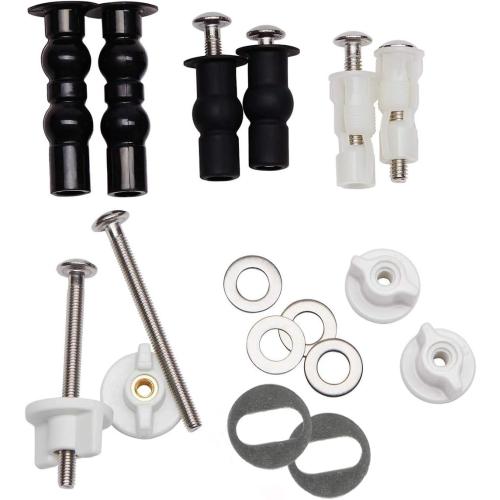 Hibbent Bidet Attachment for Toilet with Universal Toilet Seats Screws and Bolts Metal