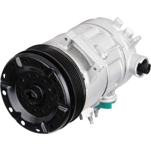 Air Conditioning A/C Compressor with Clutch Fits for Chrysler 200 2.4L 2011-2014, Sebring 2.4L 2007-2010, for Dodge Avenger 2.4 2008-2014, Journey 2.4 2009-2020, CO 11267C, Without Rear A/C