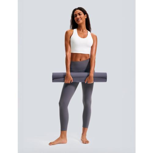 Sports Bras for Women Criss-Cross Back Padded Workout Tank Tops Medium Support Crop Tops for Women