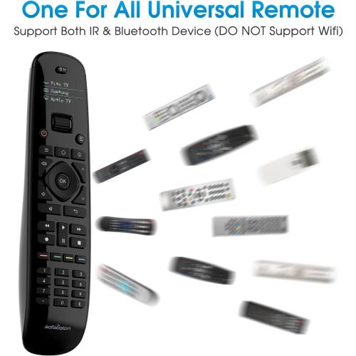 SofaBaton U2 Universal Remote Control with APP, Long Range Infrared, All in One Remote Control, Compatible with Smart TVs/DVD/STB/Projector/Streaming Players/Blu-ray