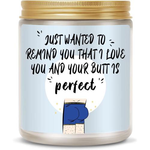 Gifts for Him Boyfriend Love Scented Candles Naughty Gifts for he Gifts for Husband from Wife