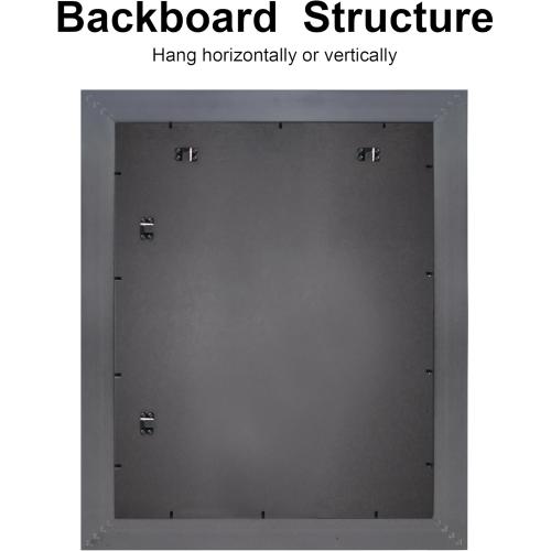 Size 20x24 Distressed Black & Gold Ornate Antique Picture Frame – Vintage Wall Frame for 20x24 Photos, No Mat – Decorative Baroque Style for Home or Gallery Display