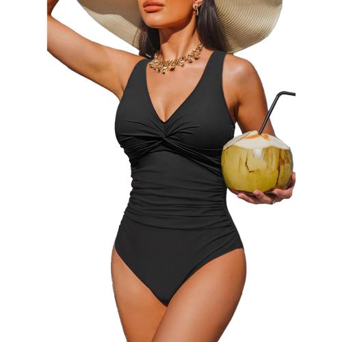 Size M Holipick Women Tummy Control One Piece Swimsuit - Push Up Bathing Suit Full Coverage Slimming Swimwear