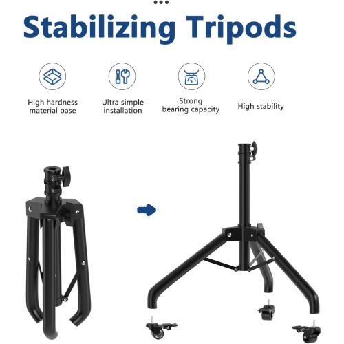 ZHOOGE Salon Tray Cart on Wheels with Stand Rack Tray, Premium Iron Alloy Tattoo Tray Height Adjustable Salon Service Tray with 360 Degree Mute Universal Tricycle for Tattoo Work, SPA and Dental Tray