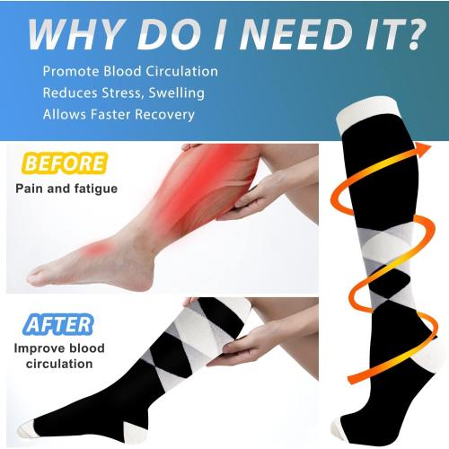 Aoliks Medical Compression Socks for Women & Men, Support Knee High Socks for Running,Nurses,Travel ‼️unused‼️