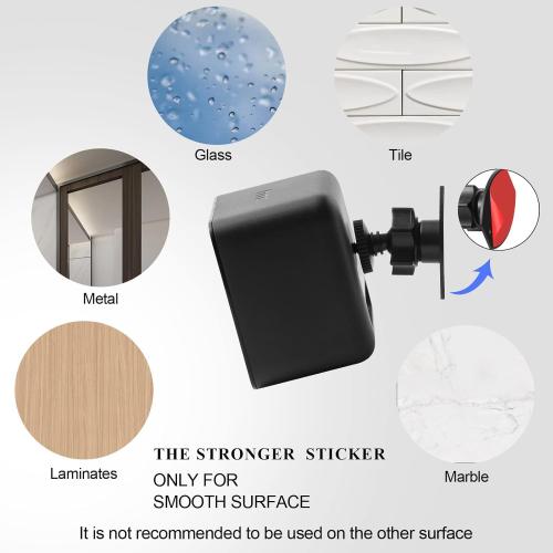 Wall Mount 1/4 Screw Mini Tripod Stand Holder for Valve Index/for HTC Vive/for Vive PRO Base Station-Equipped with Strong Double- Sided Adhesive and Screw Set-Drill or Adhensive at Your Own Choice