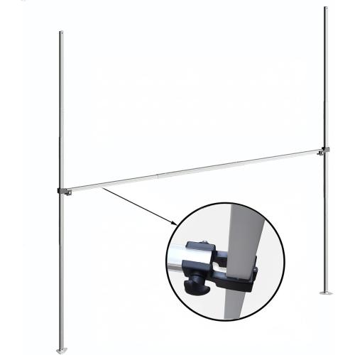 Universal Sunshade Tent Crossbar,Suitable for 10X20,10X15,10X10 pop-up sunshades,with Frame connectors,10 Foot Universal Crossbar,Suitable for 4cm Hexagonal Canopy Support Legs
