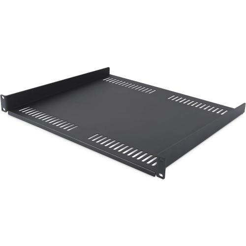StarTech 1U Vented Server Rack Shelf, 16in, 30lb (CABSHELFV1U-16-RACK) | EIA-310 19in rack and cabinet fit, 14kg, 40cm mounting depth, SPCC cold-rolled steel, Cantilever tray‼️light dirt and good condition‼️