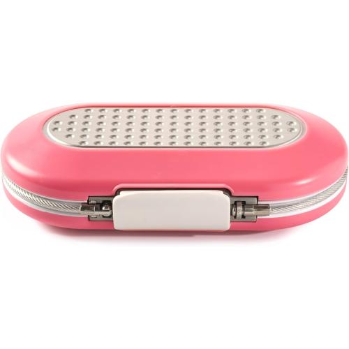 Color Pink Master Lock Pink Portable Small Lock Box, Set Your Own Lock Combination Portable Safe, Personal Travel Safe for Phone, Passport, Money, 5900DPNK