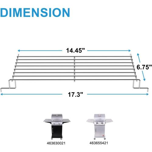 G325-0001-W1 Grill Warming Rack for Charbroil Performance 2 Burner Grill