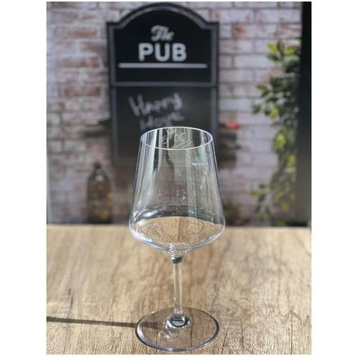 Wine Glasses BPA Free Tritan Unbreakable Stemmed Red and White Wine Glasses Clear