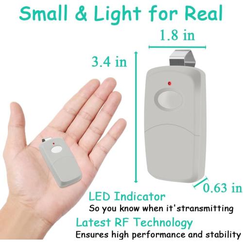 Set of 3 Replacement for Multicode Garage Gate Door Opener Remote,3089,308911,MCS308911,10 Dip Switch,300MHZ