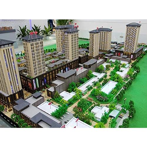 BAENRCY 32pcs 0.79-6.30inch Mixed Model Trees Accessories Model Train Scenery Architecture Trees Model Scenery with No Stands(All Green)