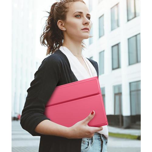 PINK Hamile iPad Case with Keyboard -  Backlit Wireless Detachable Folio Keyboard Cover with Pencil Holder for iPad (Pink)