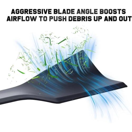 Eaglerich 3-in-1 Mulching Blade 134149 for 42 Inch Deck Mowers, Replace 532134149 & 422719, 5 Point Star Center Hole, 2 Pack