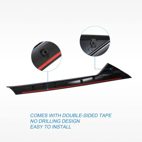 CARMOCAR A-Pillar Front Molding Windshield Outer Trim Right (Passenger Side) Replacement for Ford Explorer 4 Door Utility 2011-2019 Replaces BB5Z-7803145-AA BB5Z-7803137-AB 1 Pack