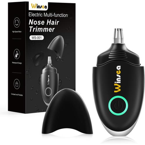 Winsea Ear and Nose Hair Trimmer for Men and Women – Travel Trimmer, High-Precision Nose Shaver, USB Rechargeable, Waterproof, Safe & Quiet Operation, Portable Ear Hair Remover Design