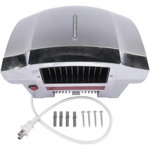 1800W Commercial Hand Dryer, Automatic Electric Hand Dryer, Noise Reduction High Speed Hand Air Dryer for Commercial & Household, Silver Mixizap