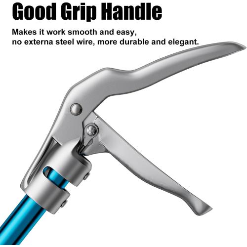 Size 60 Snake Tongs, Professional Aluminum Alloy Standard Reptile Grabber Rattle Snake Catcher Wide Jaw Handling Tool