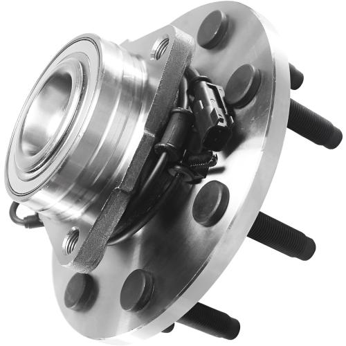 Detroit Axle - RWD Front Wheel Bearing Hubs for 2006 2007 2008 Dodge Ram 2500 3500, 2 Wheel Bearing and Hubs Assembly Replacement Pair Hubs