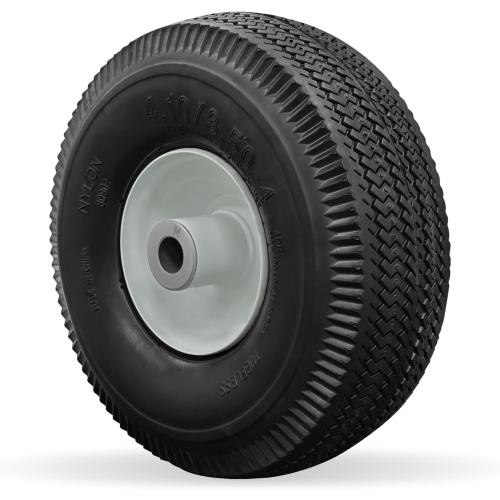105-3471 Front Wheel and Tire Assembly Replacement for Toro TimeCutter Z 4.10/3.50-4/Exmark Quest Z-Turn Riding Mower(1 Pack)