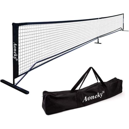 Aoneky Mini Portable Tennis Net for Driveway - Kids Soccer Tennis Net - Pickleball Net