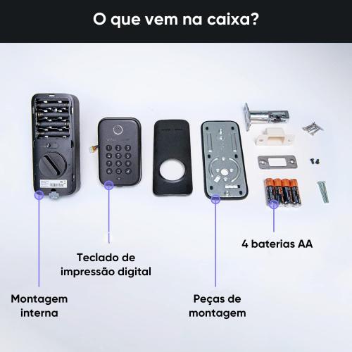 Wyze Auto-Lock Bolt, Fingerprint Unlock with Keypad, Electronic Entry Door Smart Deadbolt Lock, IPX5 Weatherproof, Easy Installation, Satin Nicke