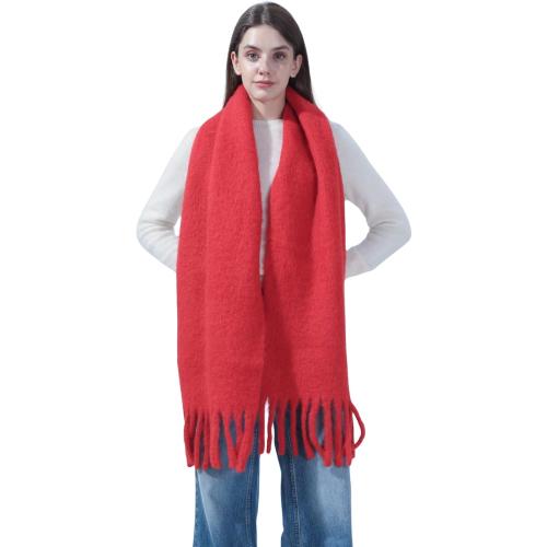 SUNDSGT Womens Winter Scarf for Women Cold Weather Wool Blend Long Soft Thick Warm Blanket Scarf Shawl