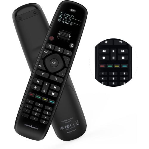 SofaBaton U2 Universal Remote Control (with Backlight) with APP and Macro Buttons, Extended Infrared Range, Raise-to-Wake, Compatible with IR & Bluetooth Devices, All-in-one Smart Universal Remote