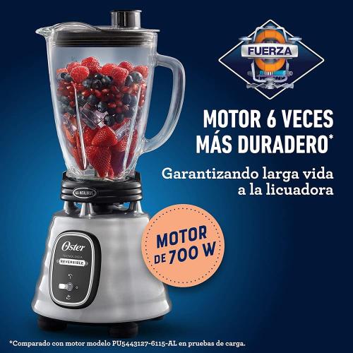 Classic blender Oster reversible chrome glass jar