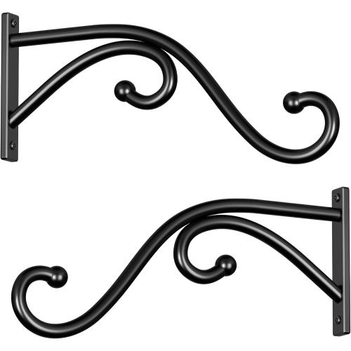 Plant Hook Hanging Plant Brackets - 2 Pack 10 Inch Plant Hanger.