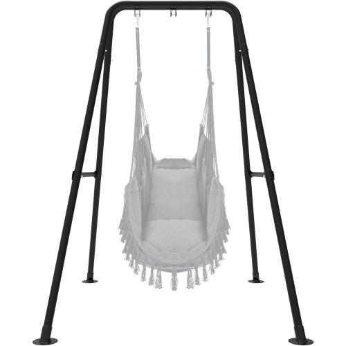 Taleco Gear Swing Stand, Max Load 330lbs, Heavy Duty ,Outdoor or Indoor Hanging Hammock Chair Stand only,Hammock Chair not Include(Black)
