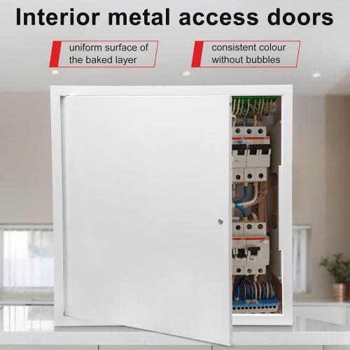 Thicken 1mm 24 x 24 Access Panel for Drywall,Attic Door, Ceiling Access Panel for Drywall,24x24 Metal Access Panels are Thickened to 1mm to Solve The Problem of Fragile Panels(Screwdriver Latch)